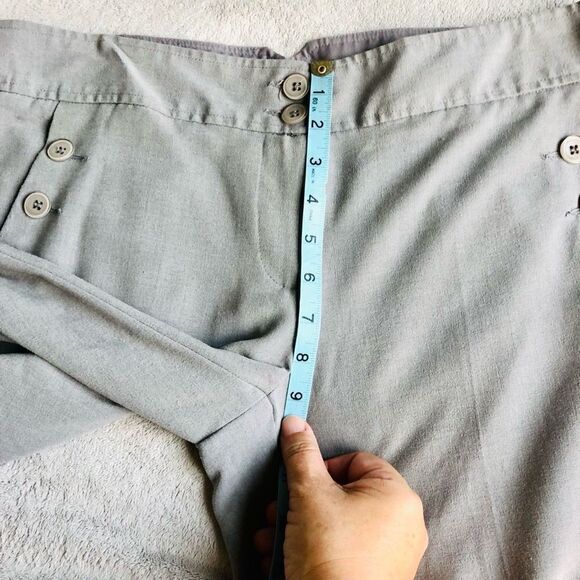 Finity Long Grey Dress Culotte Shorts - Picture 12 of 15